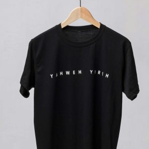T-shirt noir col rond